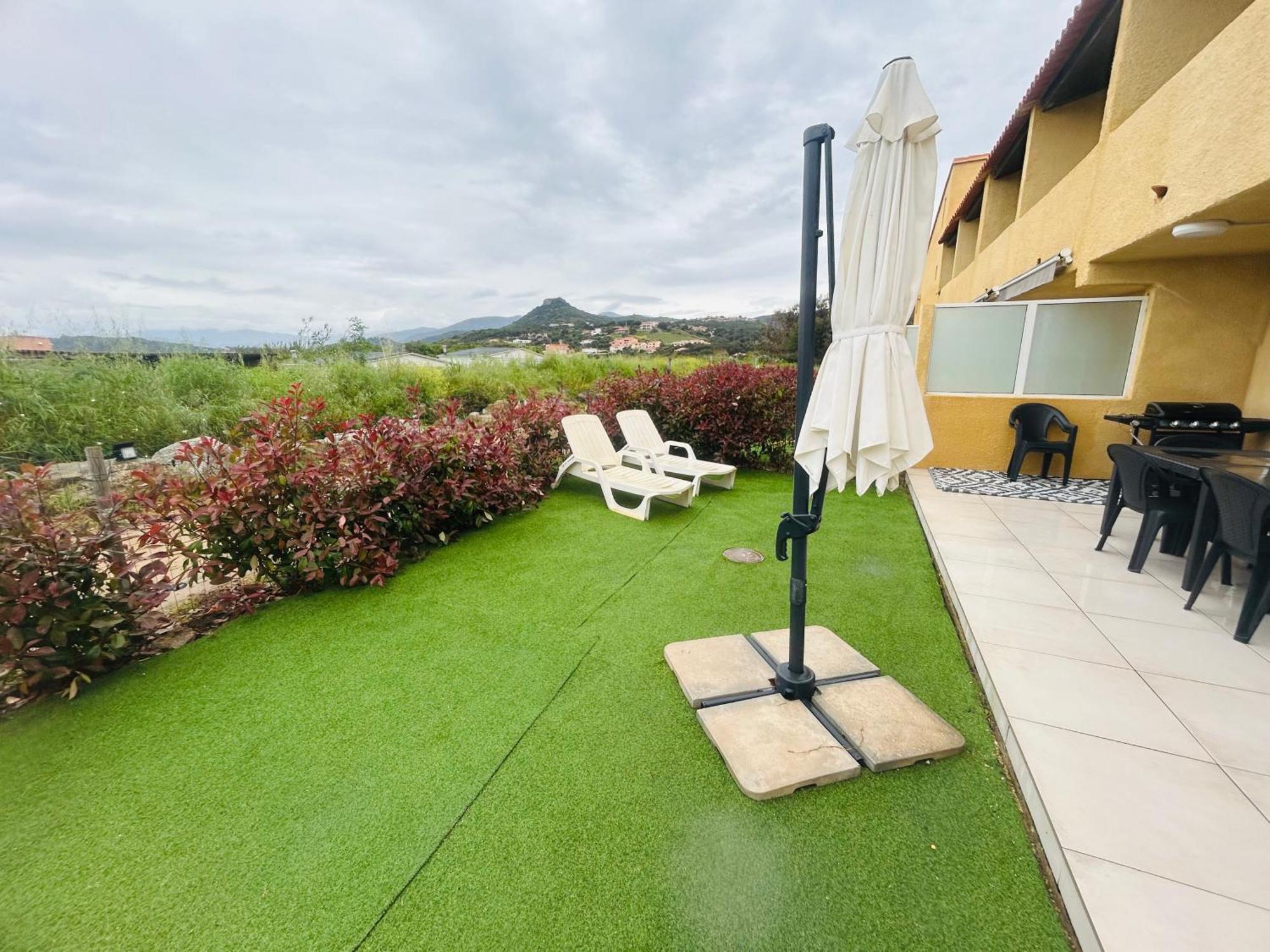La Belle Vie F4 Bord De Plage Avec Jardin Calcatoggio  Dış mekan fotoğraf